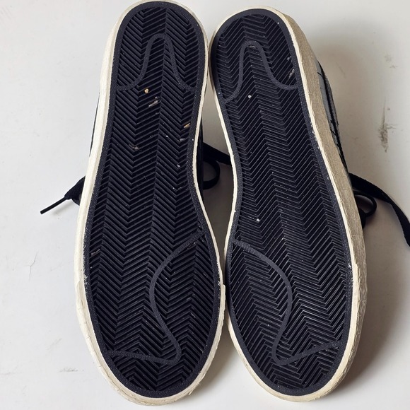 Nike‎ Blazer Low Leather PRM Black White Women's Size 8 – 685239-002 - Picture 9 of 13
